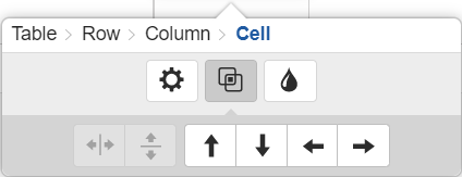 cell split/merge options
