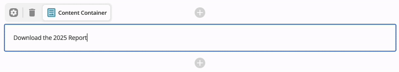 Highlight to apply text link