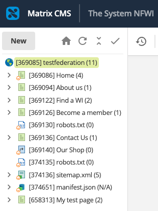 federation site asset